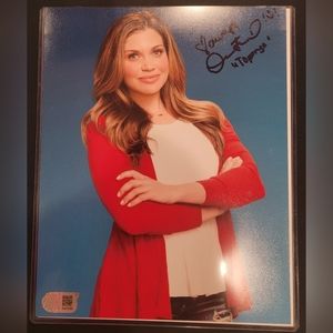 Danielle Fishel signed photo with Topanga Inscription.